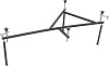 Каркас для ванны Aquanet Mia 140х80 (00246497), сварной