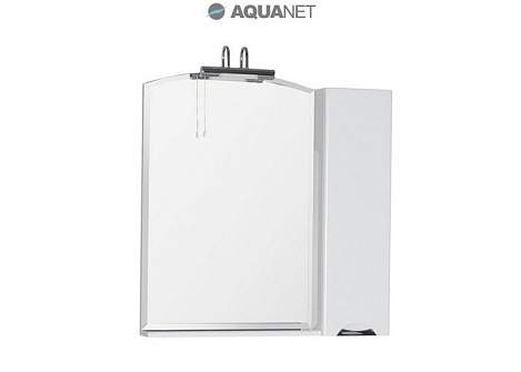 Шкаф-зеркало Aquanet Асти 85 (177790) белое