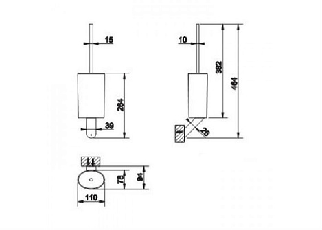 Ерш подвесной Gessi Ovale 25620.031