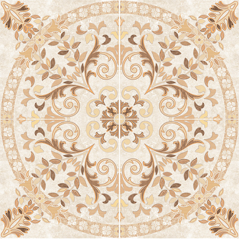 Панно для стены Cersanit Pompei 84x84 PY6R304, бежевый