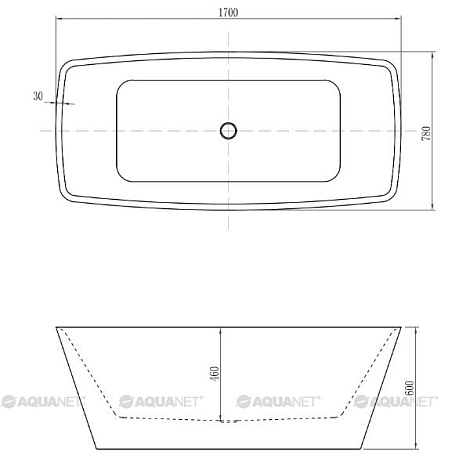 Акриловая ванна Aquanet Joy 170x78 208599