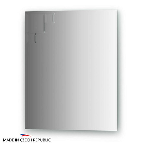Зеркало с фацетом 10 mm с зеркальными декоративными элементами 50х60 cm FBS Decora CZ 0810