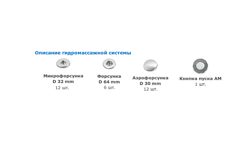 Гидромассажная система Yanpool Koller PROFI IDEAL НМ+AM Белый