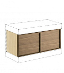 Тумба под раковину Villeroy&Boch Pure Stone 95840000 79х31.5х32h дуб орех