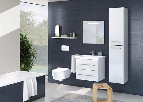 Шкаф-пенал Villeroy&Boch Avento A89401B4 DX правосторонний, белый