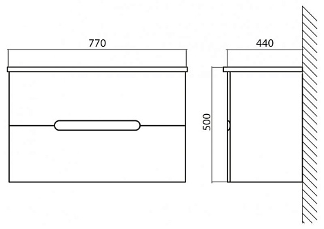 Зеркало Belbagno LUXURY/SOFT-800 SPC-800