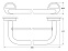 Штанга для полотенца двойная 60 cm FBS Luxia LUX 037
