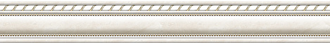 Бордюр для стены Alma Ceramica Emilia 59.3x8 BWD62EMI04R, белый