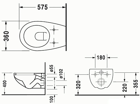 Комплект унитаз Duravit Duraplus 2547090000 с инсталляцией Viega Eco 713386