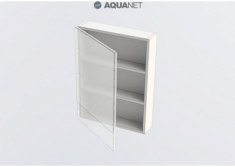 Шкаф-зеркало Aquanet Нота 58 (158856) светлый дуб