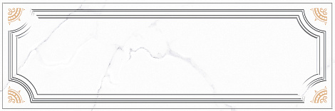 Декор для стены Alma Ceramica Antares 74x24.6 DWU12ANS08R, белый