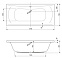 Акриловая ванна Cezares Arena 170x75 ARENA-170-75-45