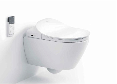 Крышка-сиденье для унитаза Villeroy&Boch ViClean V02EL401, с функцией биде