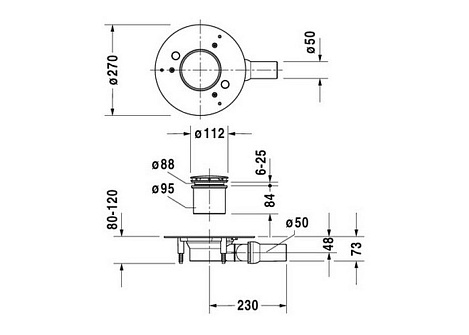 Сифон для поддона Duravit DuraPlan 790261000000000