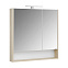 Шкаф зеркальный Aquaton Сканди 1A252302SDB20 85 см белый/дуб верона