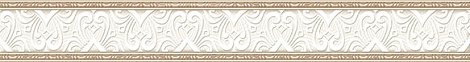 Бордюр для стены Alma Ceramica Berri 49.4x6.7 BWU53BER04R, белый
