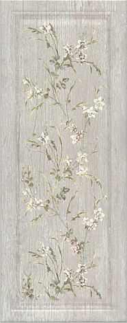 Декор для стены Kerama Marazzi Кантри Шик 20x50 7189, Серый