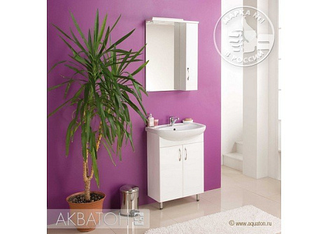 Комплект мебели Aquaton Онда 60 L (1A122801ON010) (Тумба+раковина+зеркало)