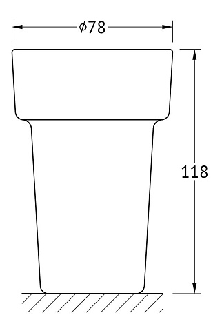 Стакан ELLUX Ellux ELU 001