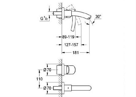 Внутренняя часть смесителя Grohe Non Rapido OHM 33769000