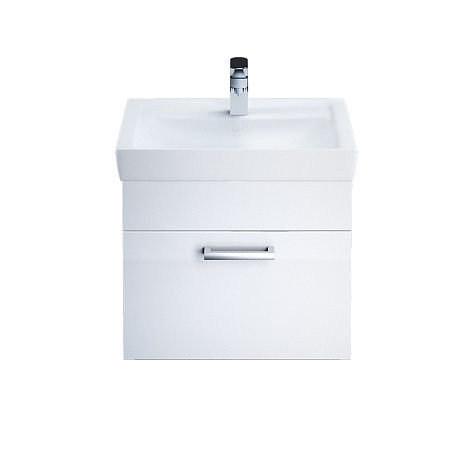 Тумба с раковиной IDDIS Mirro MIR60W0i95K белый/дерево