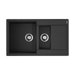 Кухонная мойка Omoikiri Daisen 86-2-BL Artgranit/черный 4993477
