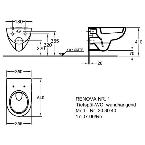Сиденье для унитаза Keramag Renova Nr.1 573015000, белый