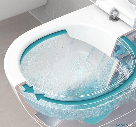 Подвесной унитаз Villeroy&Boch Subway 2.0 5614R5R1 безободковый
