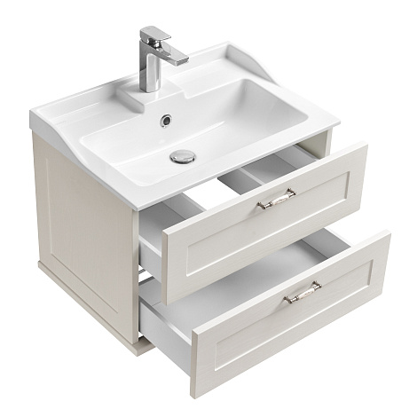 Тумба под раковину Aquaton Леон 1A187001LBPS0, дуб белый