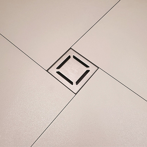Душевой трап Berges Zentrum Norma 100x100 (090462) матовый хром