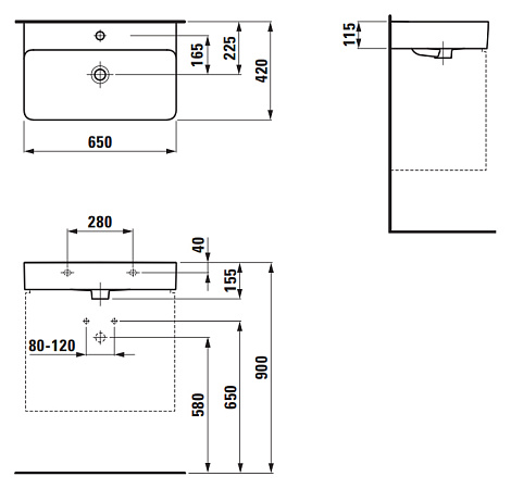 Раковина Laufen VAL 8102840001041