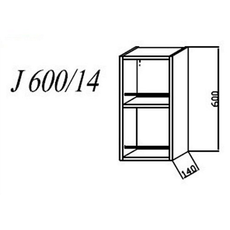Шкаф Kolpa Jolie J600/14 WH/WH