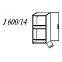 Шкаф Kolpa Jolie J600/14 WH/WH