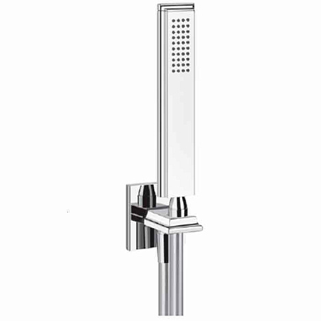 Лейка для душа Gessi Eleganza 46127.08 комплект со шлангом и держателем