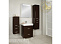 Комплект мебели Aquaton Америна 60 Н L (1A169201AM430) темно-коричневый (Тумба+раковина+зеркало)