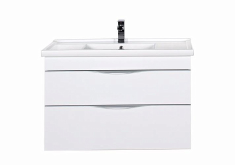 Тумба с раковиной Aquanet Эвора 100 (185195+182325) белый