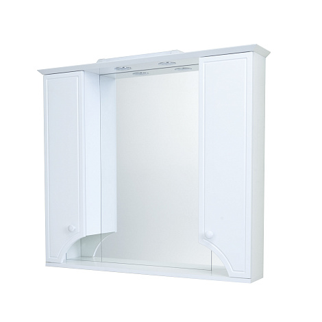 Зеркальный шкаф Aquaton Элен 95 1A218602EN010 белый