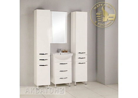 Комплект мебели Aquaton Ария 50 Н (1A140201AA010) (Тумба+раковина+зеркало)