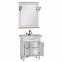 Комплект мебели Aquanet Валенса 80 (182809) белый каркалет/золото (Тумба+раковина+зеркало)