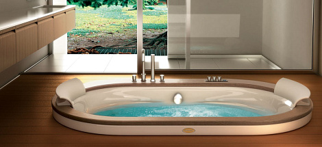 Акриловая ванна Jacuzzi Opalia 190x110 9F43-498A