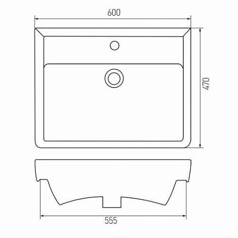Раковина Aquaton Тигода 1WH302082