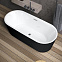 Акриловая ванна Riho Modesty 170x76 B090001220 черно-белая