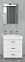 Комплект мебели Aquaton Америна 70 М L (1A169001AM010) (Тумба+раковина+зеркало)