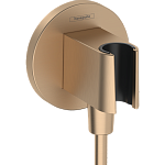 Шланговое подключение hansgrohe Fixfit Porter S 26888140 шлифованная бронза
