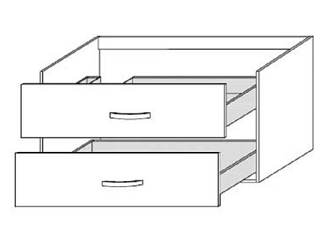 Тумба под раковину Gorenje Slim F 100.05 (792089) белый глянец