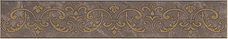 Бордюр для стены Kerama Marazzi Орсэ 40x7.2 AD\A364\15106, коричневый