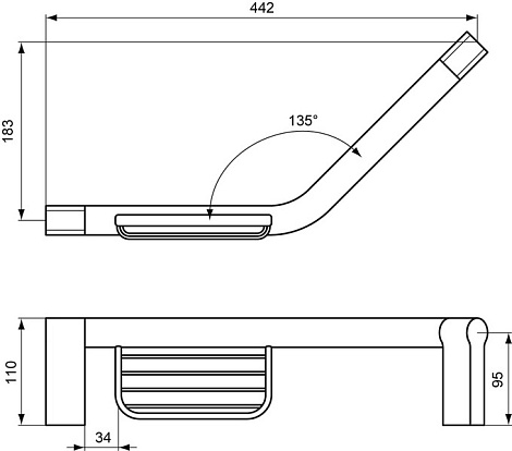Поручень Ideal Standard Connect A9160AA