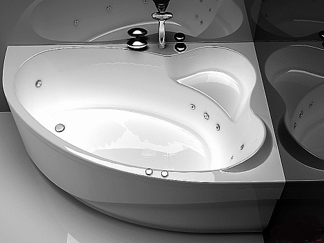 Акриловая ванна Aquanet Mayorca 150x100 204009 правая
