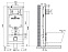 Комплект унитаз Sanitana MUNIQUE 300572mSL01+S80007262500000+S80007262500000 + сиденье+ инсталляцией + клавиша