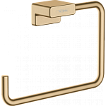 Кольцевой держатель полотенец hansgrohe AddStoris 41754140 шлифованная бронза